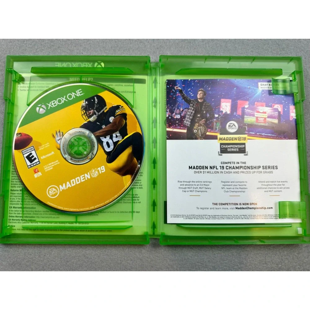 Madden NFL 19 - Xbox One-Disc and Case Clean‎